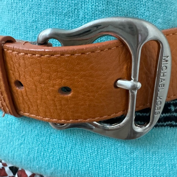 Michael Kors Belt with silver buckle. - Picture 5 of 7
